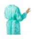 TST NON-STERILE GOWN ELASTIC CUFF 25G GREEN (10 UNIT)