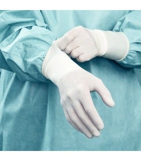 LATEX GLOVE PLUS WITHOUT POWDER (100 UNIT)