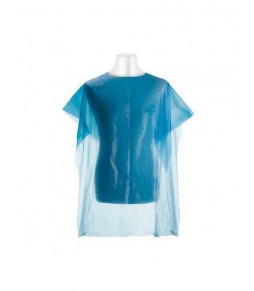 BLUE DISPOSABLE CAPE 84x110 (100 PCS)