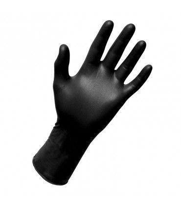GUANTE NITRILO NEGRO EXTREME S/P (100 UNID)