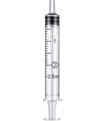 3 BODY SYRINGES - 2 ML (100 UNITS)
