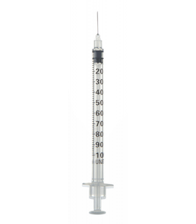 JERINGA 3 CUERPOS 1 ML C/AGUJA 29G 1/2-0,33x12,5 (100 UNID)