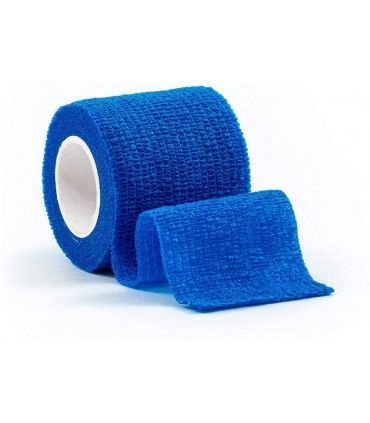 COHESIVE BANDAGE 4,5 M X 5 CM - BLUE