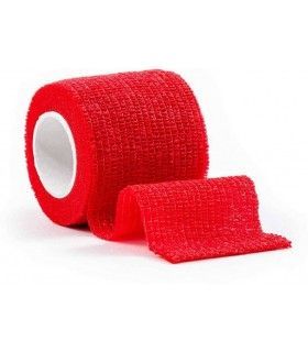 COHESIVE BANDAGE 4,5 M X 5 CM - RED
