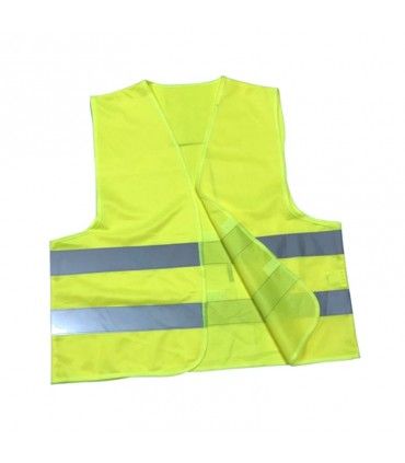 YELLOW FLUORESCENT WAISTCOAT