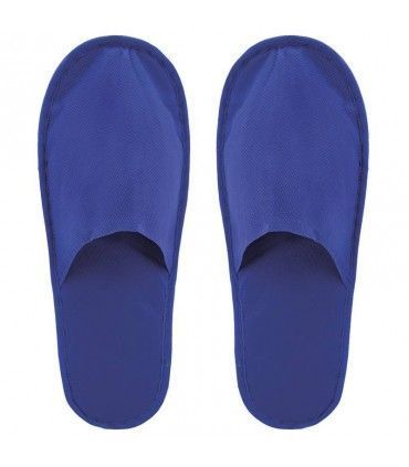 DISPOSABLE CLOSED BLUE SLIPPERS (50 PAIRS)