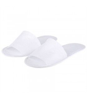 DISPOSABLE OPEN POLYPROPYLENE SLIPPERS (50 PAIRS)