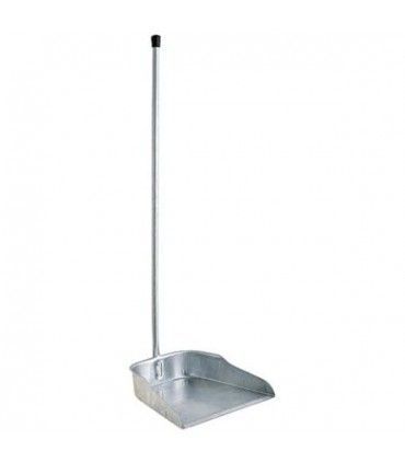 LONG HANDLED METAL DUSTPAN