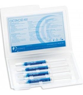 KIT GEL ÁCIDO GRABADOR OCTACID 37% 4x1,2ml. + CÁNULAS