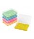 Caja para tubos PCR, PP, para 96 tubos (8 x 12) de 0,2 ml. Color amarillo