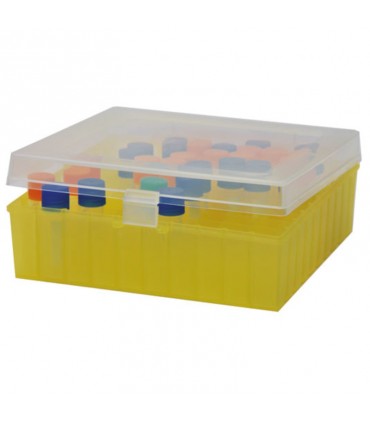 CAJA DE PP CONGELABLE 10x10 PARA CRIOTUBOS