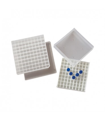 FREEZABLE BOX FOR CRYOTUBES AND VIALS