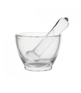 MORTAR WITH GLASS HAND 80 MM 100ML