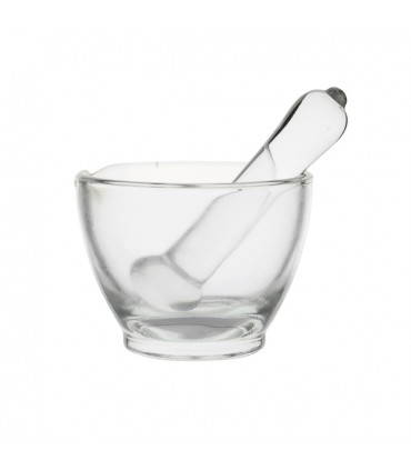 MORTAR WITH GLASS HAND 80 MM 100ML