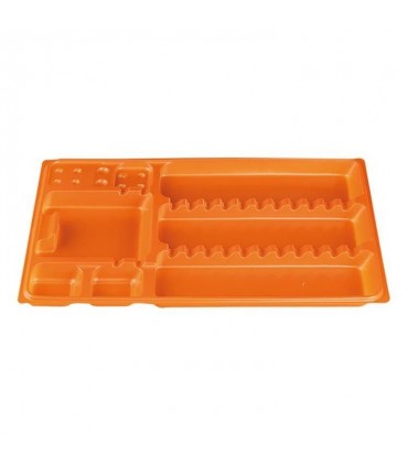 BLUE PLASTIC TRAY (400 UNID)