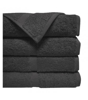 100% COTTON TOWEL BLACK (12 PCS)