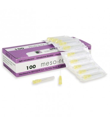 AGUJA HIPODÉRMICA MESO-RELLE (100 UNID)
