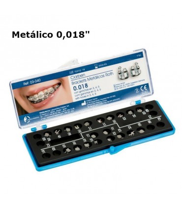 BRACKETS MÉTALICOS ROTH KITS (20 UNID)
