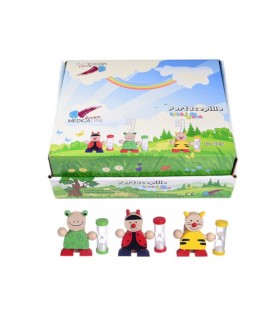 MEDICALINE JUNIOR HOURGLASS TOOTHBRUSH HOLDER (12 PCS)