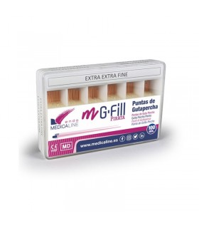 PUNTAS DE GUTAPERCHA PIRATA ROSA (100 UNID)