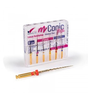 MCONIC FLEX ROTARY FILES 21mm (6 UNIT)
