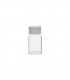 TRANSPARENT THREADED VIAL WITH WHITE CAP AND EPE GASKET 4 ML (306 UNIT)