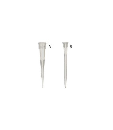 PUNTAS PARA MICROPIPETAS 0,5-10 µl TIPO EPPENDORF (1000 UNID)