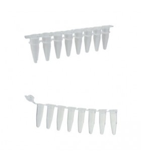 TIRAS DE MICROTUBOS PARA PCR 0,2ML (120 UNID)