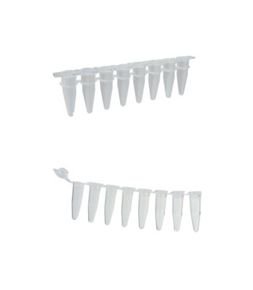 TIRAS DE MICROTUBOS PARA PCR 0,2ML (120 UNID)