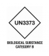 LABEL UN3373 120x100mm (100 UNIT)