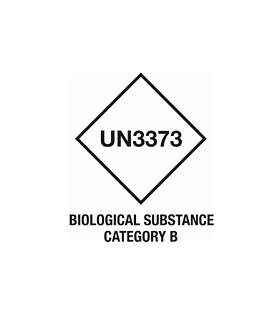 LABEL UN3373 120x100mm (100 UNIT)