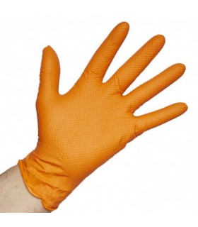 SUPERGRIP ORANGE NITRILE GLOVE (90 UNIT)