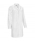 100% COTTON WHITE COAT WITH SNAP BUTTON