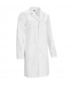 100% COTTON WHITE COAT WITH SNAP BUTTON