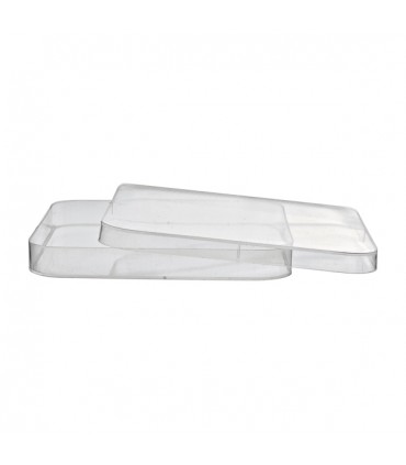 SQUARE PETRI DISHES 120x120mm PS ASEPTIC (180 UNITS)