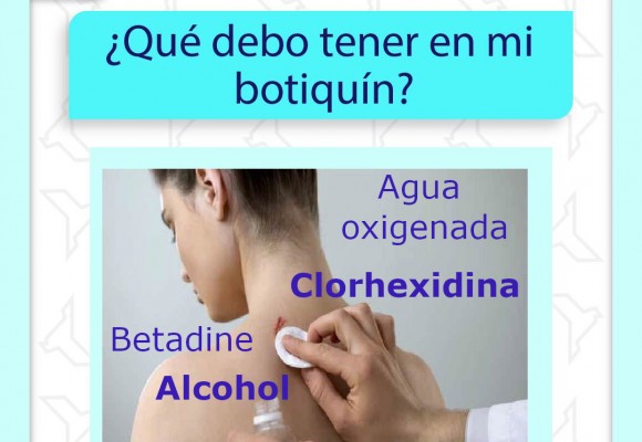 ¿Qué debo tener en mi botiquín?