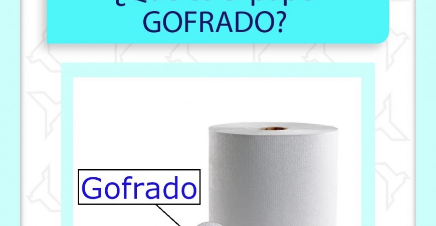 ¿Qué es el papel gofrado?