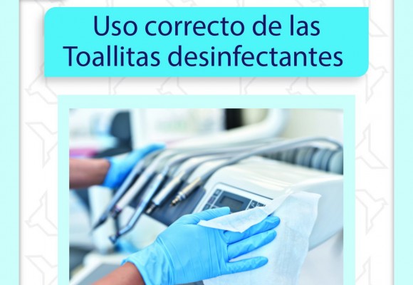 Uso correcto de las toallitas desinfectantes