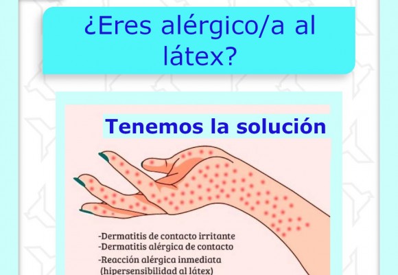 ¿Eres alérgico al látex? Tenemos la solución