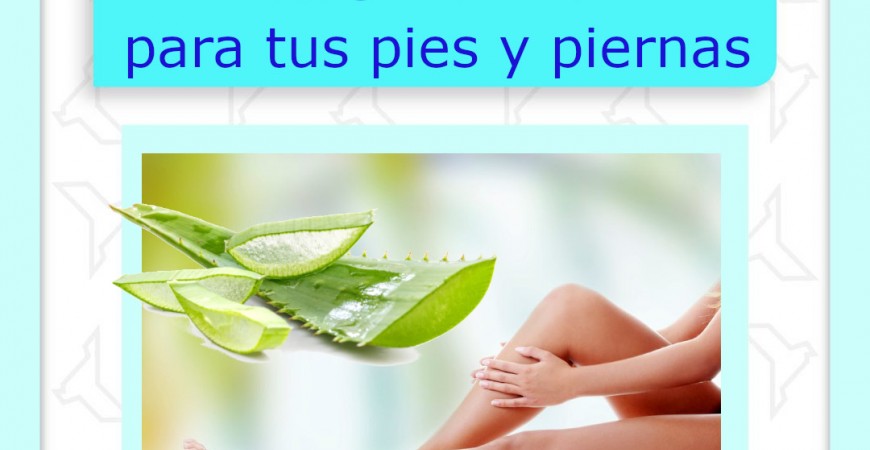 Aloe vera para tus pies y piernas